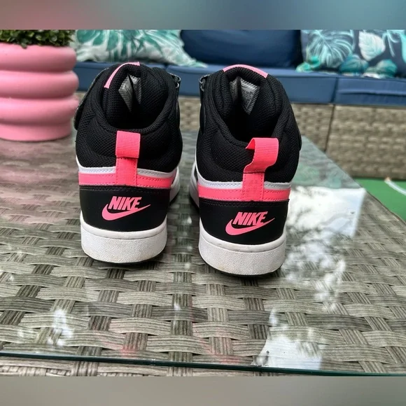 Nike Court Borough Mid 2 Black Pink Youth 7Y - Picture 5 of 7